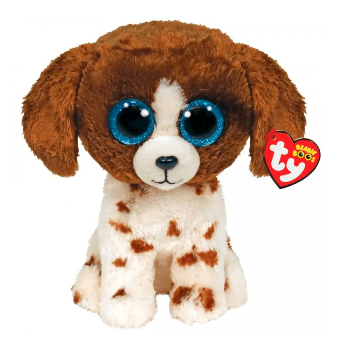 TY MUDDLES - BROWN/WHITE DOG MED