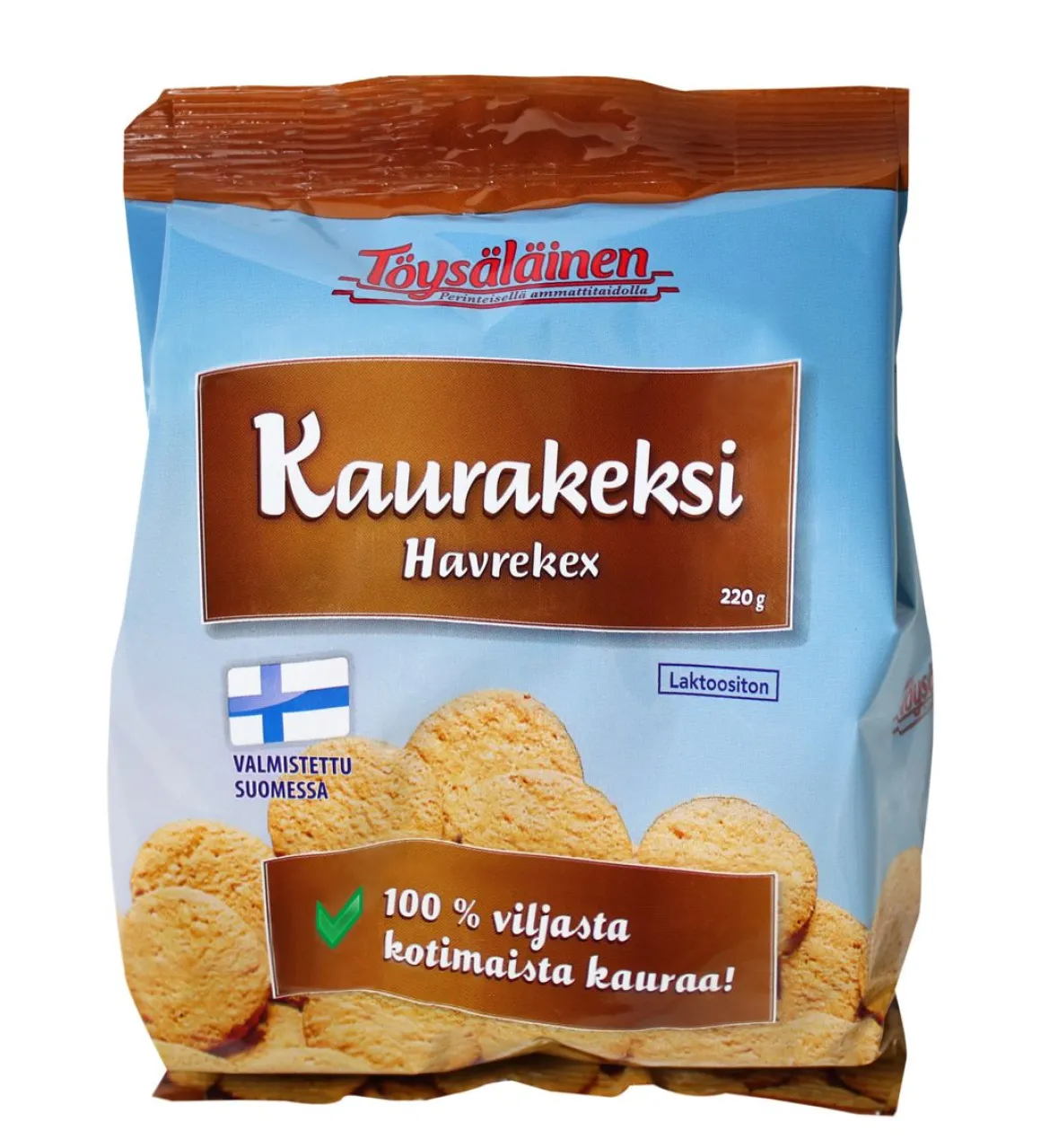 TÖYSÄLÄINEN KAURAKEKSI 100% KAURA 220 G