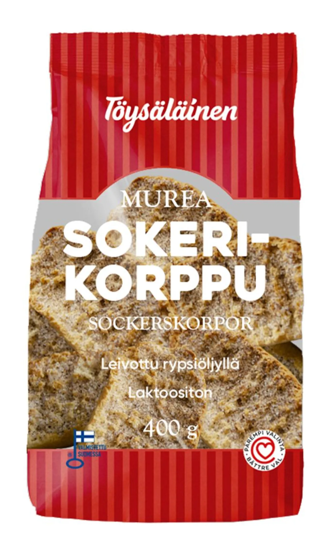 TÖYSÄLÄINEN MUREA SOKERIKORPPU REVITTY 400 G