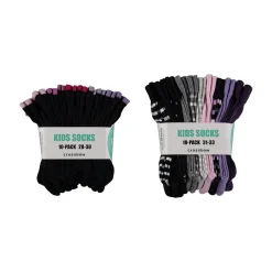 TYTTÖJEN SUKKA 10-PACK KOOT 25/27-37/39