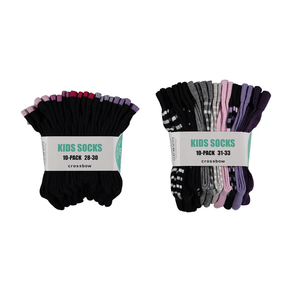 TYTTÖJEN SUKKA 10-PACK KOOT 25/27-37/39