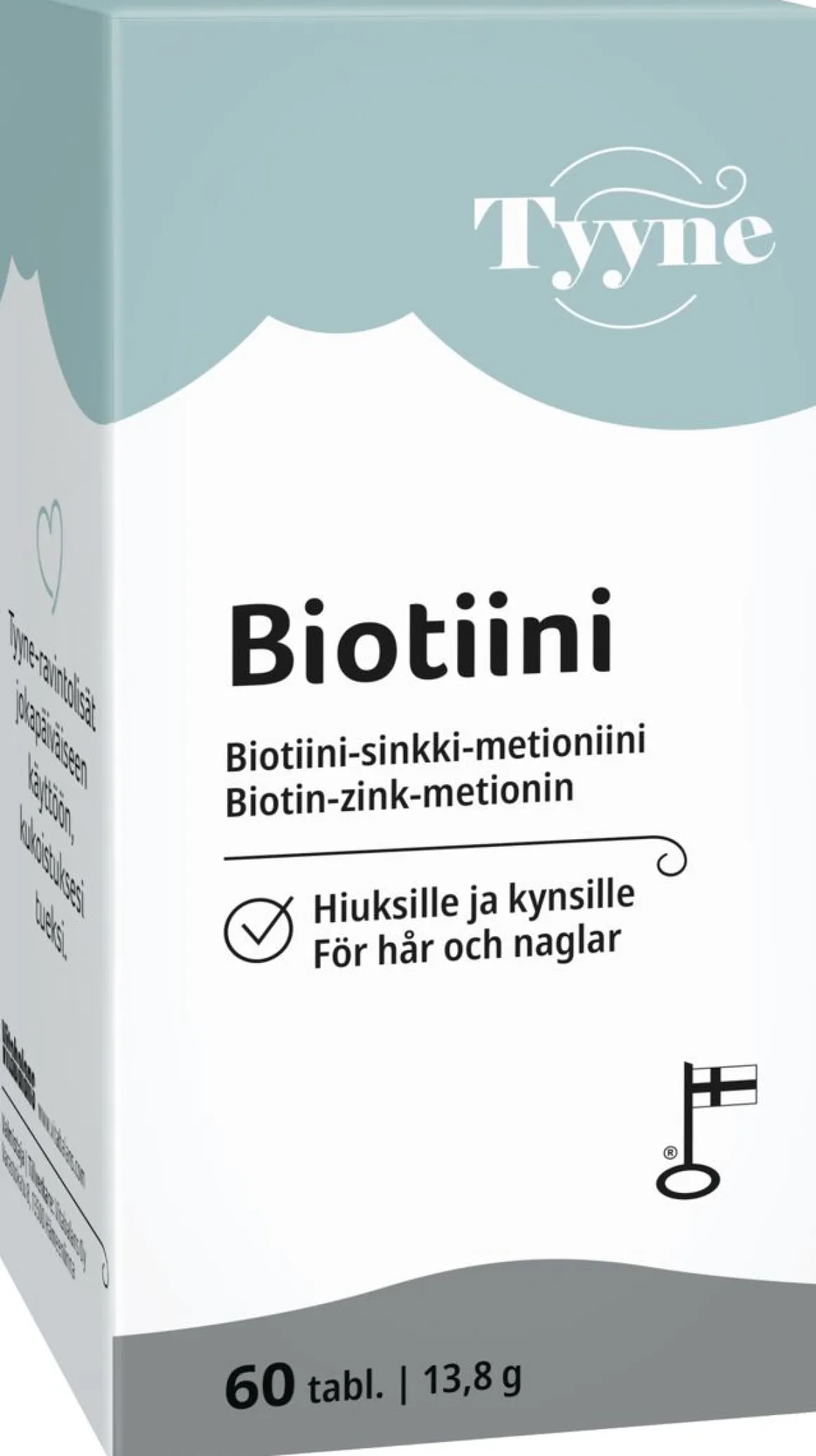 TYYNE BIOTIINI 60 TABLETTIA 13,8 G