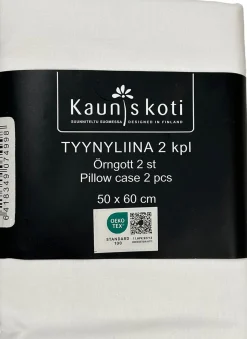 TYYNYLIINA 50X60CM 2-PACK VALKOINEN