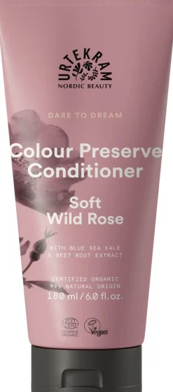URTEKRAM LUOMU SOFT WILD ROSE HOITOAINE 180 ML