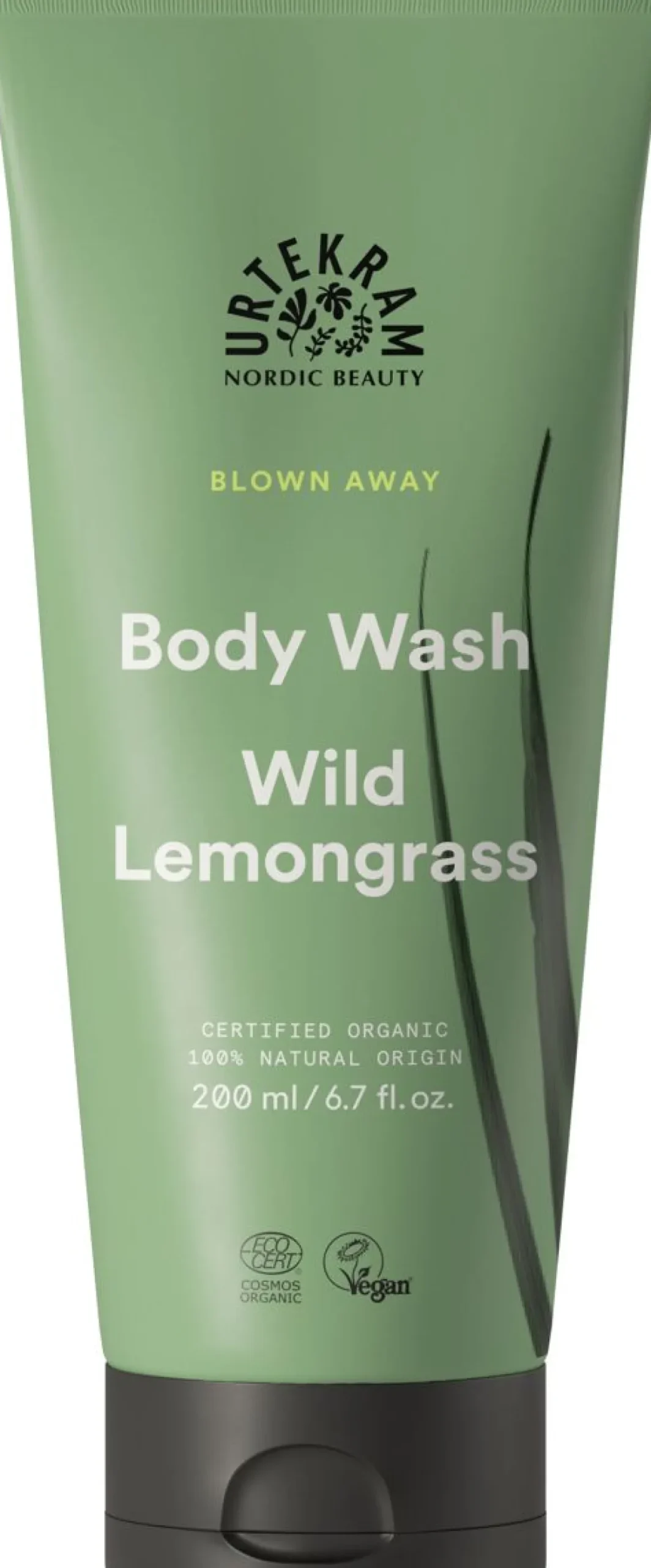 URTEKRAM LUOMU WILD LEMONGRASS BODY WASH 200 ML