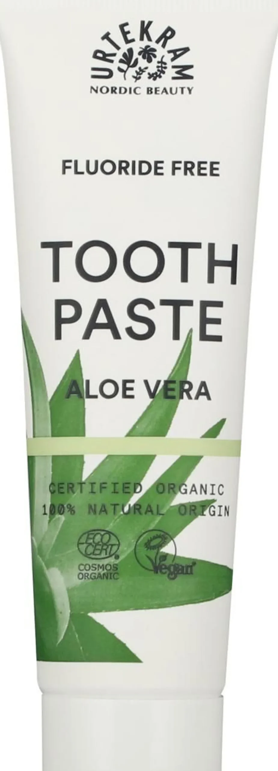 URTEKRAM HAMMASTAHNA ALOE VERA FLUORITON 75 ML