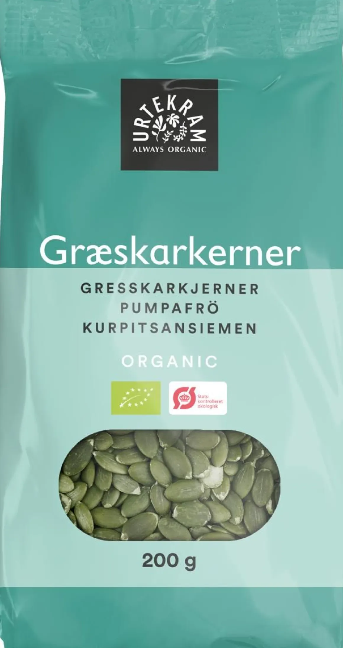 URTEKRAM KURPITSANSIEMEN LUOMU 200 G