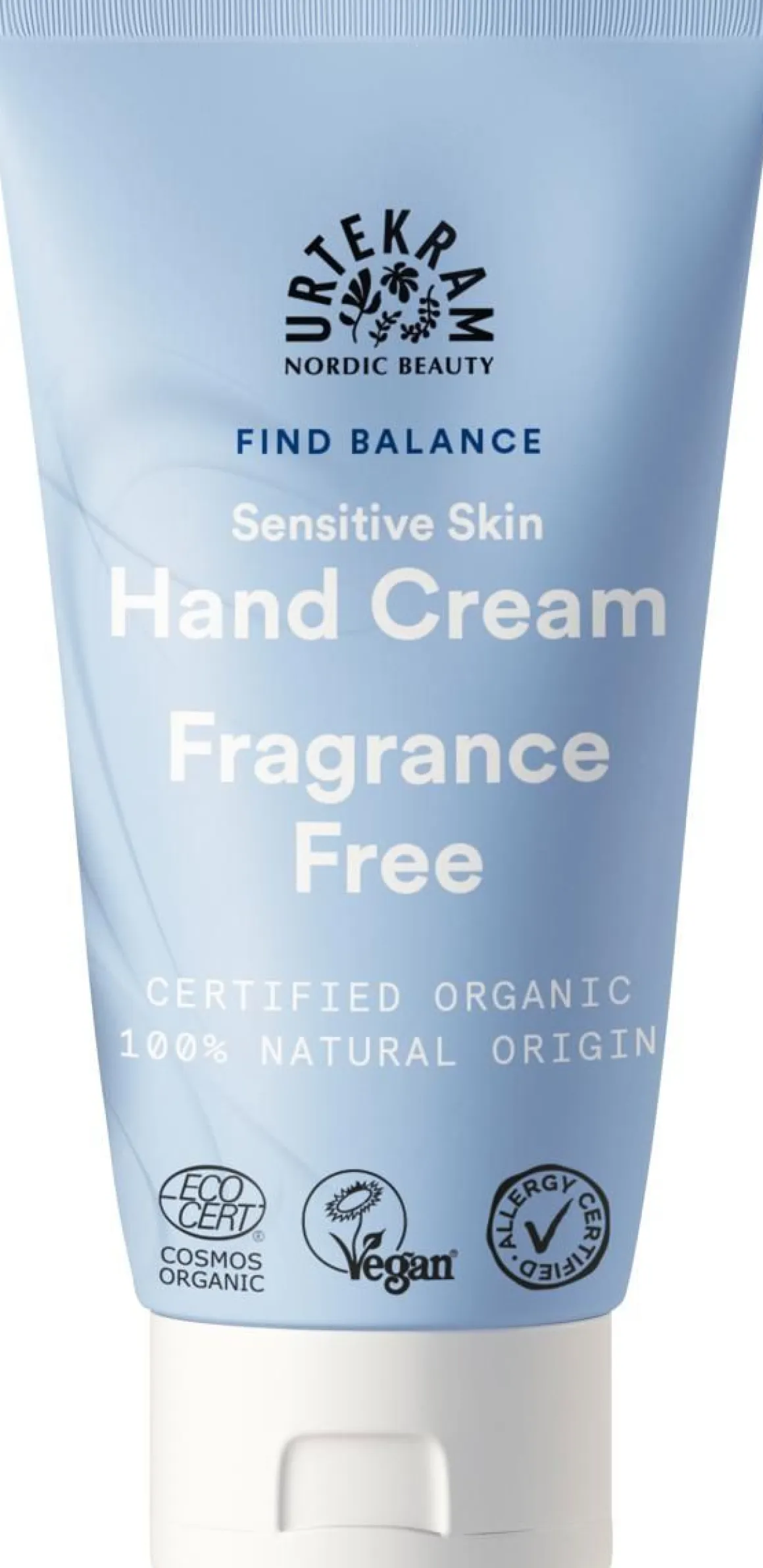 URTEKRAM LUOMU FRAGRANCE FREE KÄSIVOIDE 75 ML
