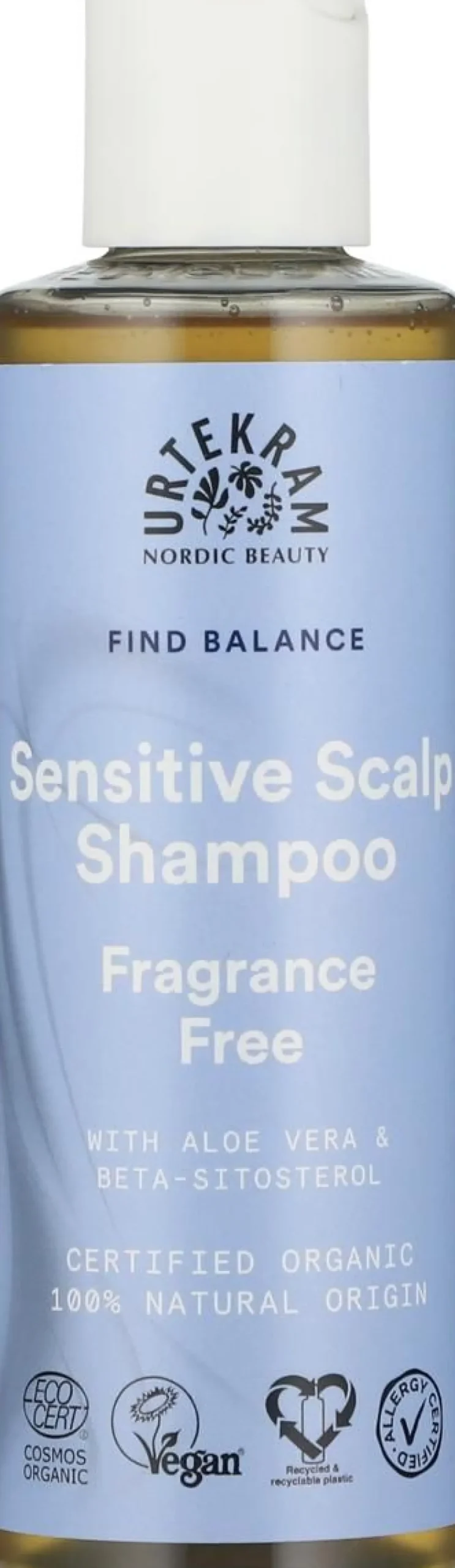 URTEKRAM LUOMU SENSITIVE SCALP SHAMPOO 250 ML