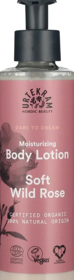 URTEKRAM LUOMU SOFT WILD ROSE VARTALOVOIDE 245 ML