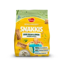 VAASAN KOULUNÄKKI SNÄKKIS SOURCREAM & ONION 150 G