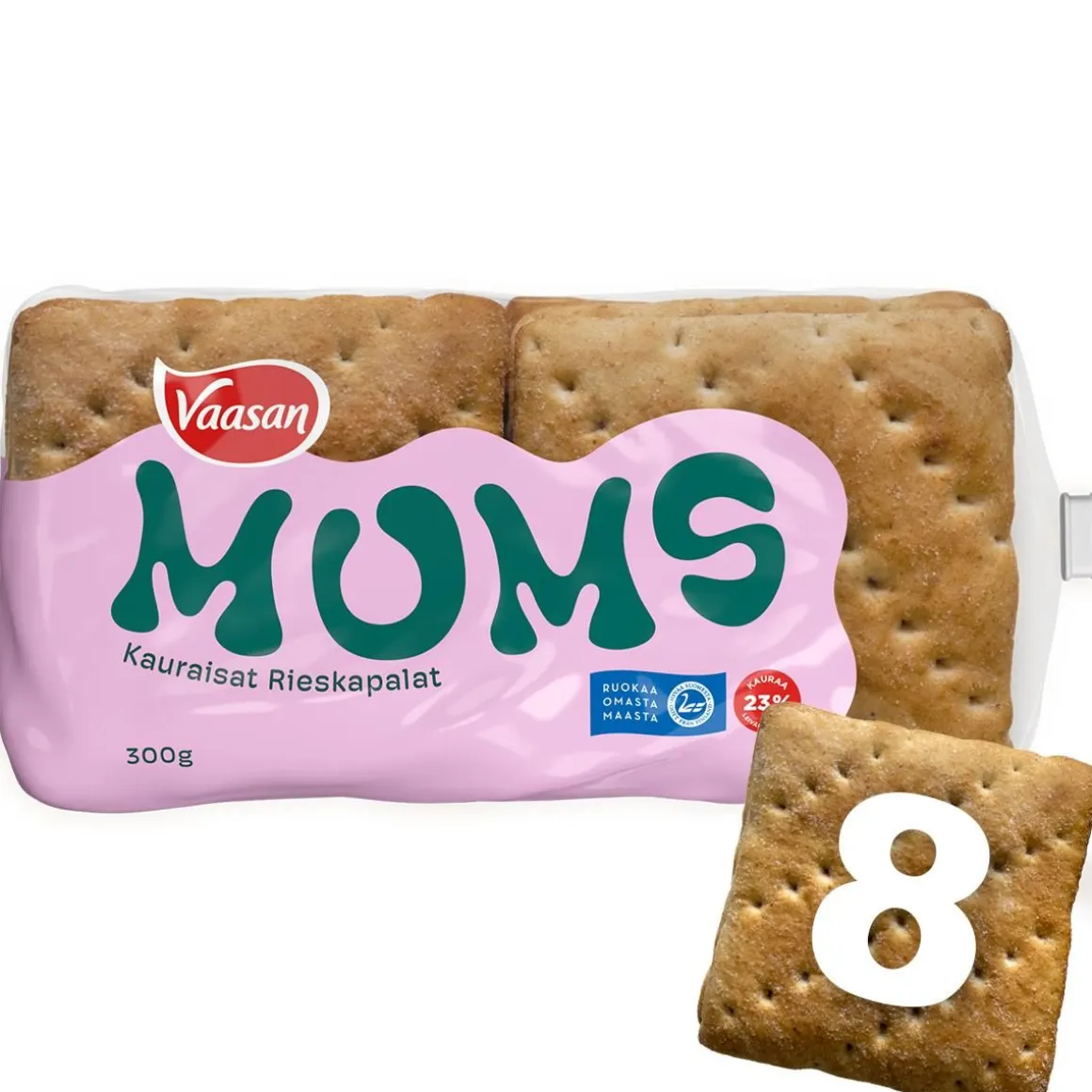 VAASAN MUMS KAURAISAT RIESKAPALAT 8KPL 300 G