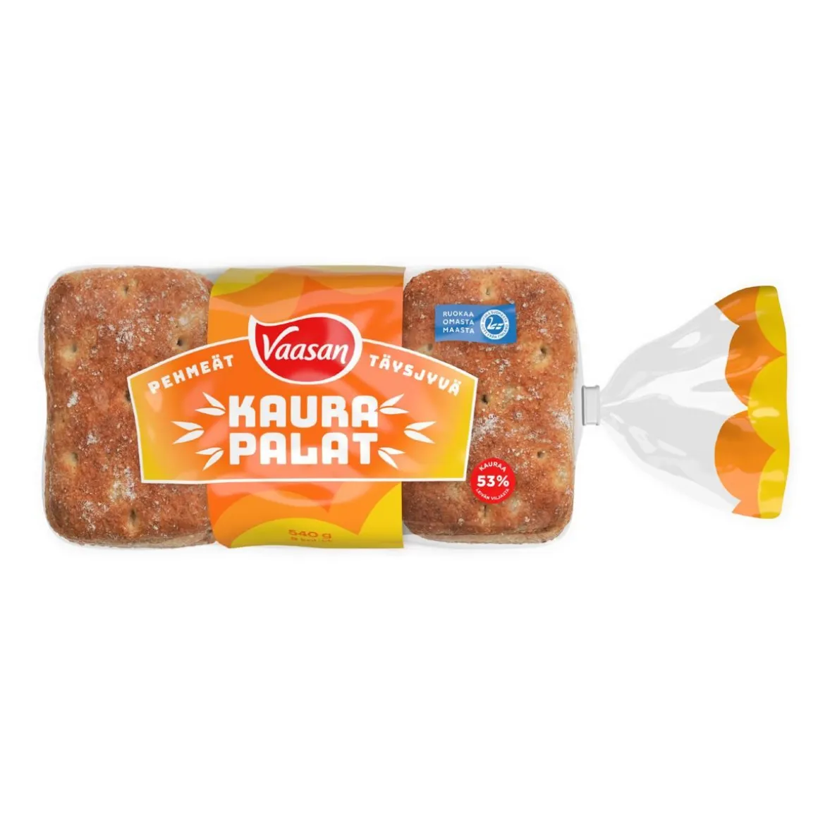 VAASAN PEHMEÄT KAURAPALAT 9KPL 540 G