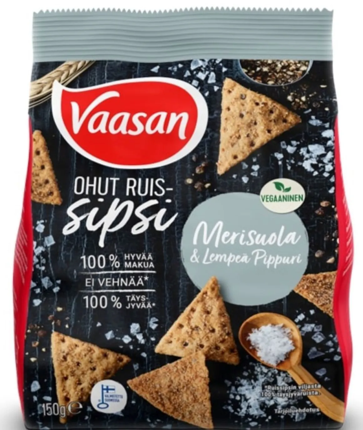 VAASAN RUISSIPSI MERISUOLA-LEMPEÄ PIPPURI 150 G