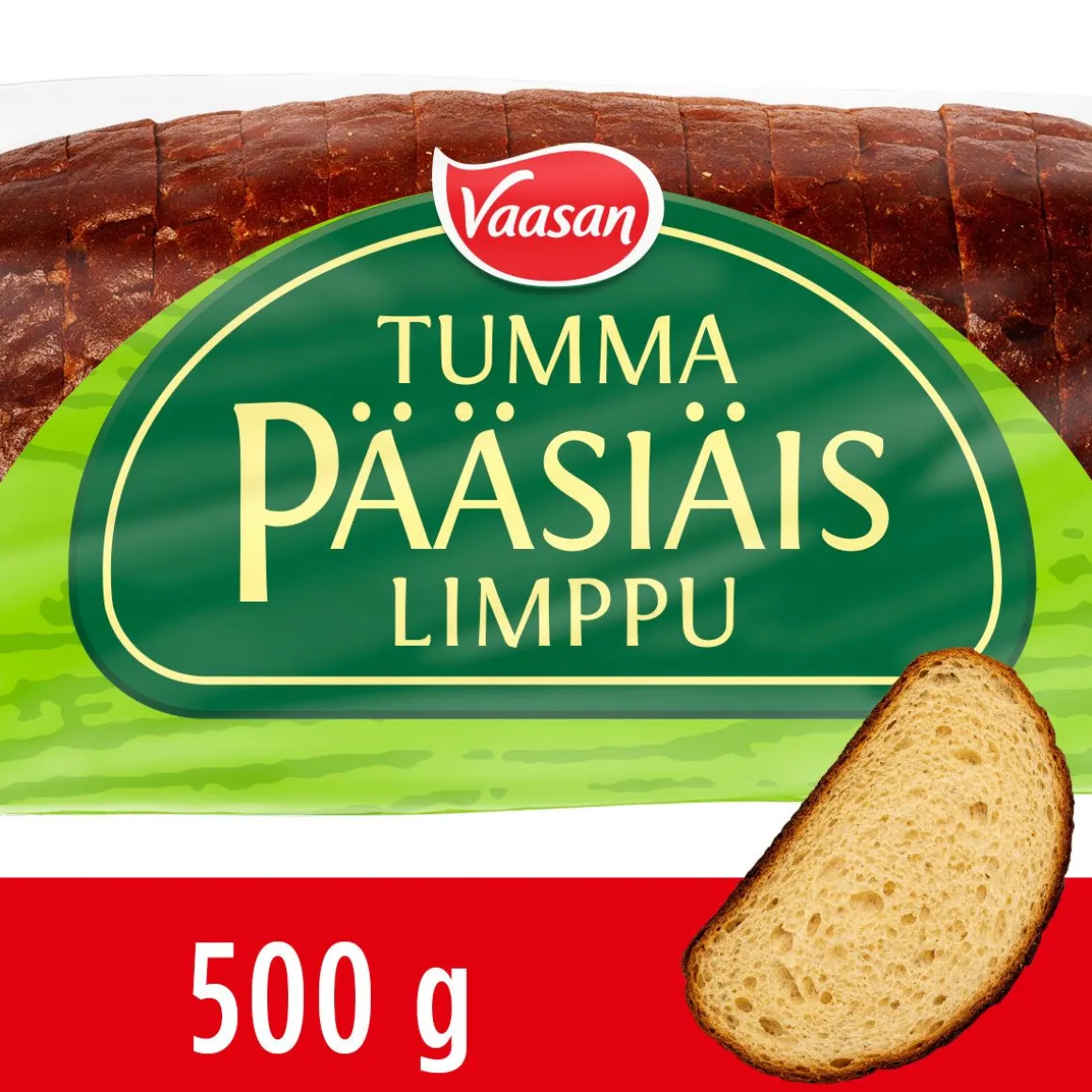 VAASAN TUMMA PÄÄSIÄISLIMPPU 500 G