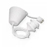 VALAISINKALUSTE E27 PVC VALKOINEN