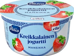 VALIO EILA KREIKKALAINEN JOGURTTI MANSIKKA LAKTON 150 G