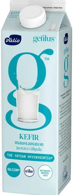 VALIO GEFILUS KEFIR JUOTAVA VÄLIPALA MAUSTAMATON LAKTON 1KG