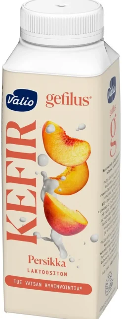 VALIO GEFILUS KEFIR PERSIKKA LAKTON 250 ML