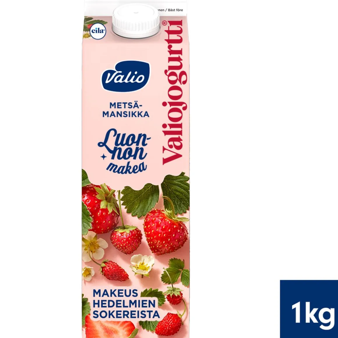 VALIO JOGURTTI LUONNON MAKEA METSÄMANSIKKA 1KG