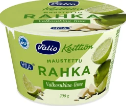 VALIO KEITTIÖN MAUSTETTU RAHKA VALKOSUKLAA-LIME VÄHÄLAKT 200 G