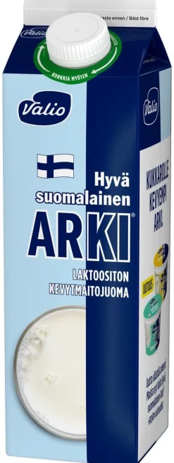 VALIO ARKI EILA KEVYTMAITOJUOMA LAKTON 1L