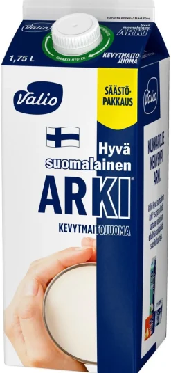 VALIO ARKI KEVYTMAITOJUOMA 1,75 L