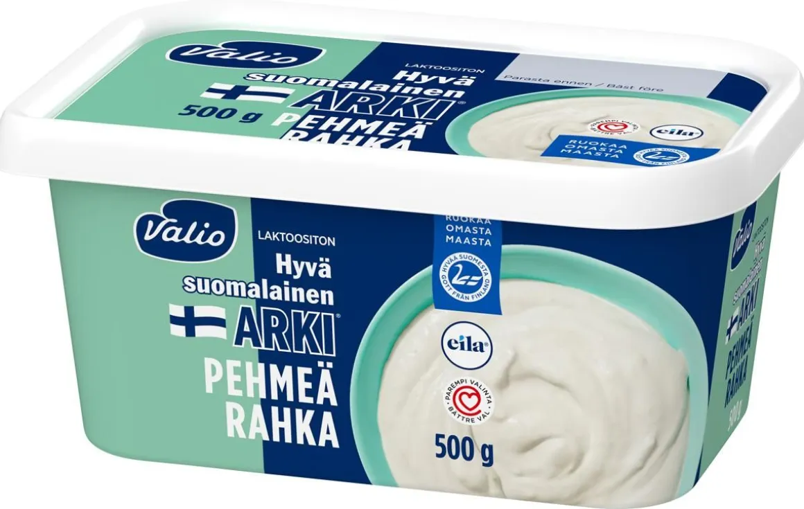 VALIO ARKI PEHMEÄ RAHKA LAKTON 500 G