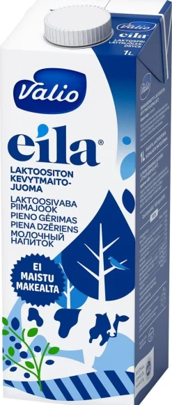 VALIO EILA KEVYTMAITOJUOMA UHT LAKTON 1L