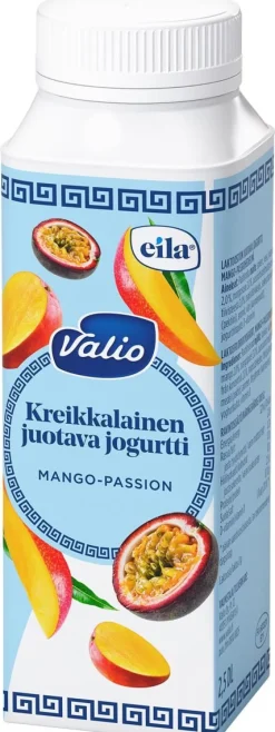 VALIO EILA KREIKKALAINEN JUOTAVA JOGURTTI MANGO-PASSION LAKTON 250 M