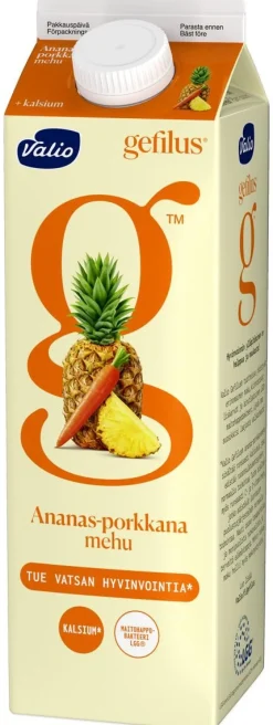 VALIO GEFILUS MEHU ANANAS-PORKKANA+KALSIUM 1L