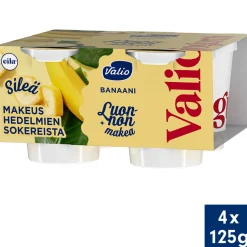 VALIOJOGURTTI 4*125G LUONNON MAKEA BANAANI LAKTON 500 G