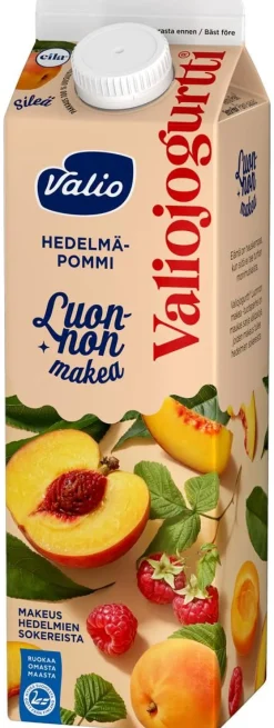 VALIO JOGURTTI LUONNON MAKEA HEDELMÄPOMMI LAKTON 1KG