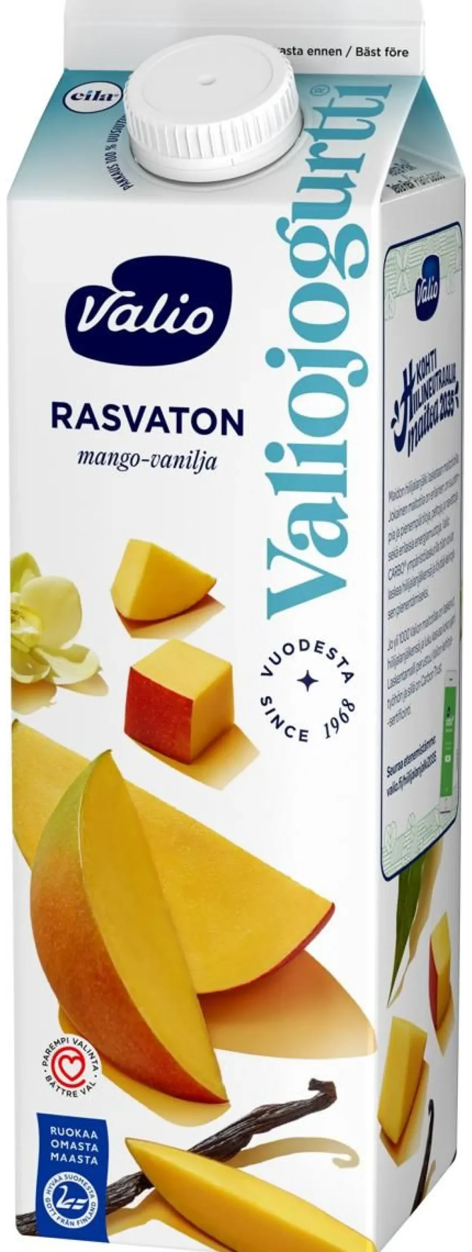 VALIO JOGURTTI RASVATON MANGO-VANILJA LAKTON 1KG