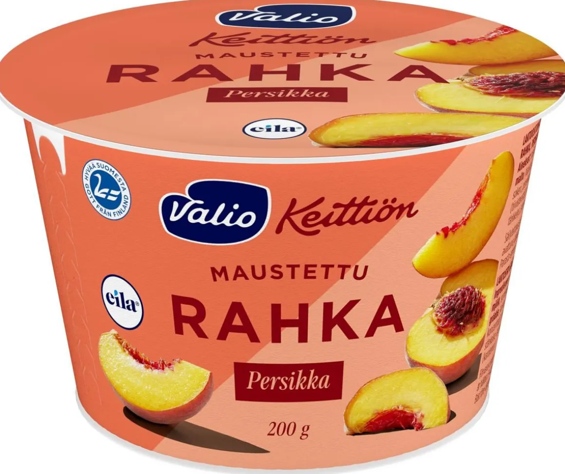 VALIO KEITTIÖN MAUSTETTU RAHKA PERSIKKA LAKTON 200 G