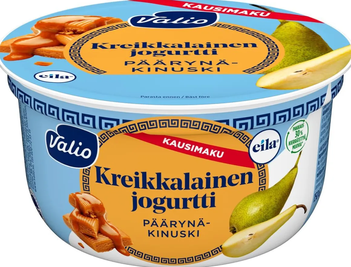 VALIO KREIKKALAINEN JOGURTTI PÄÄRYNÄ-KINUSKI LAKTON 150 G