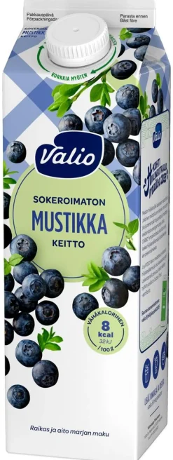 VALIO MUSTIKKAKEITTO SOKEROIMATON 1KG