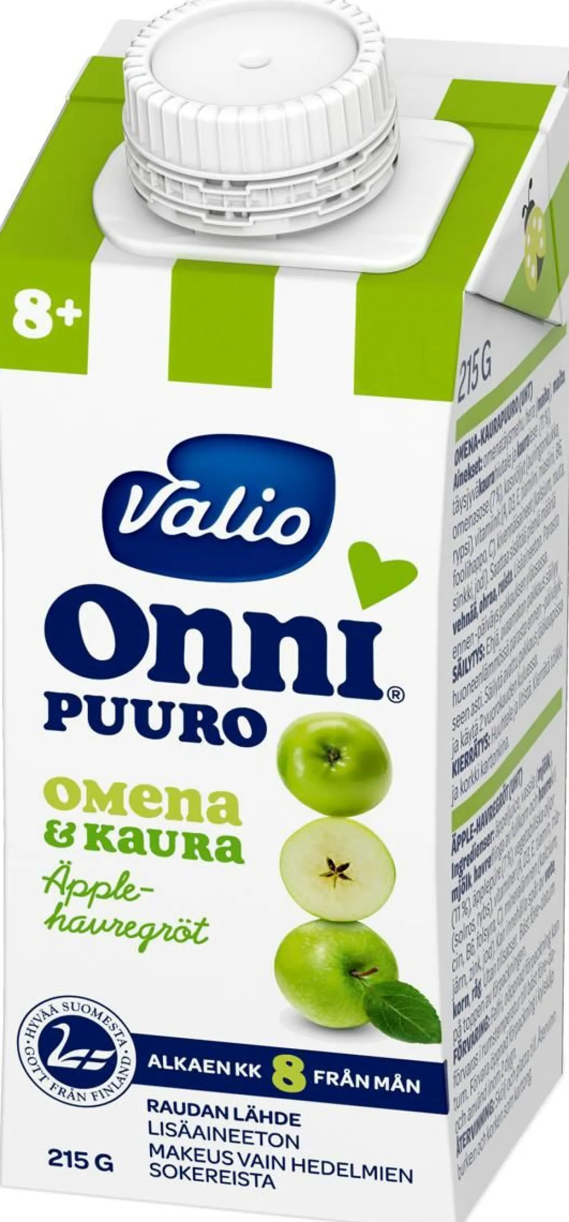 VALIO ONNI OMENA-KAURAPUURO UHT 215 G