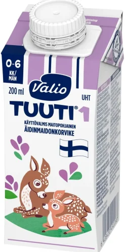 VALIO TUUTI 1 MAITOPOHJAINEN ÄIDINMAIDONKORVIKE UHT 200 ML
