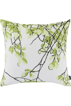 VALLILA KORISTETYYNYNPÄÄLLINEN LEHTISADE 43X43CM VIHREÄ