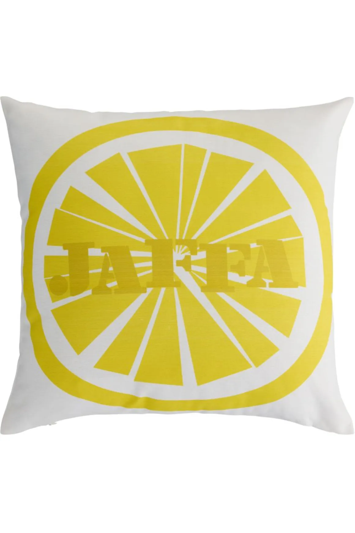 VALLILA KORISTETYYNYNPÄÄLLINEN SITRUS 43X43CM KELTAINEN