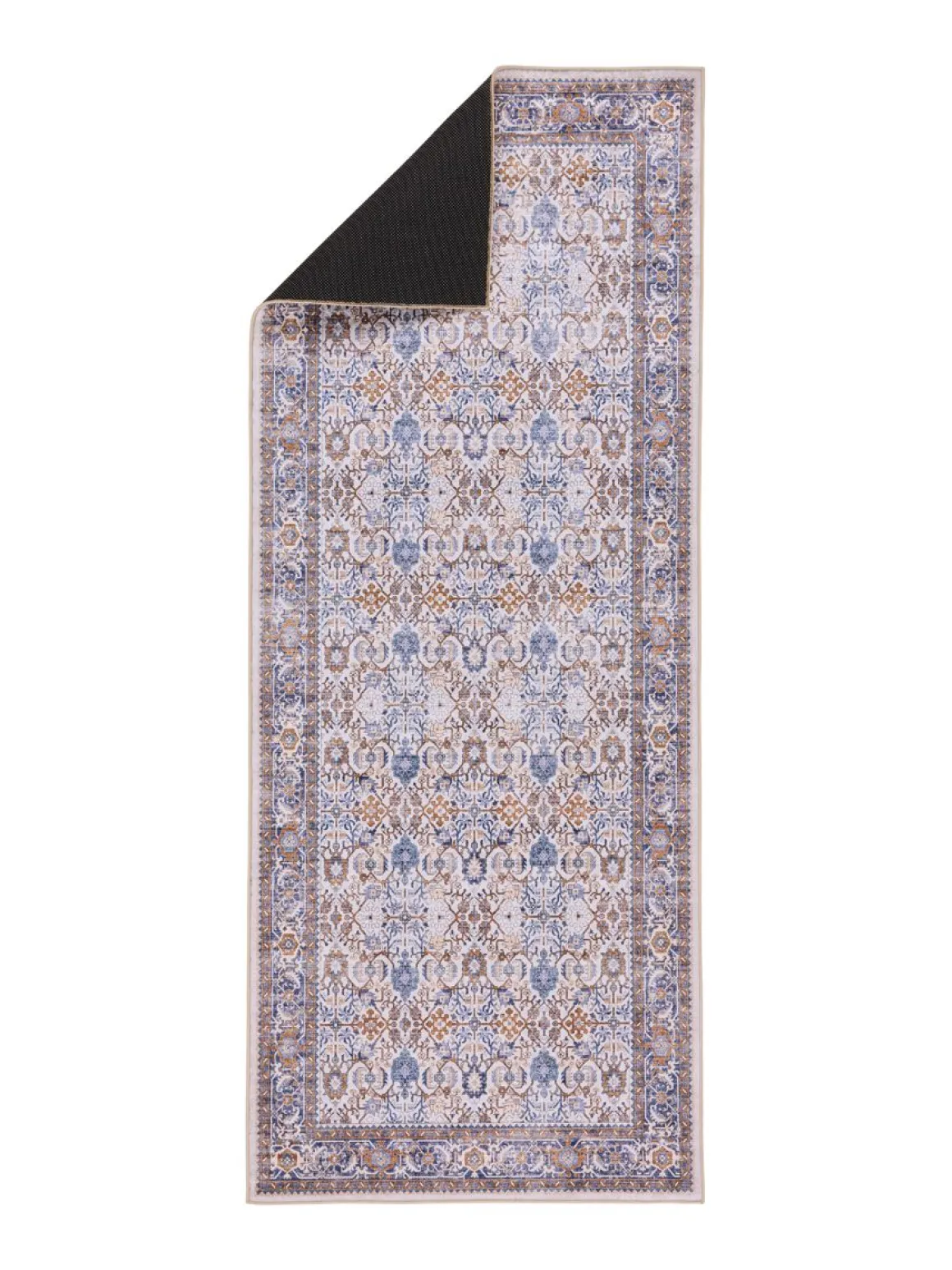 VALLILA MATTO JALOKIVI 80X200CM BEIGE-SININEN
