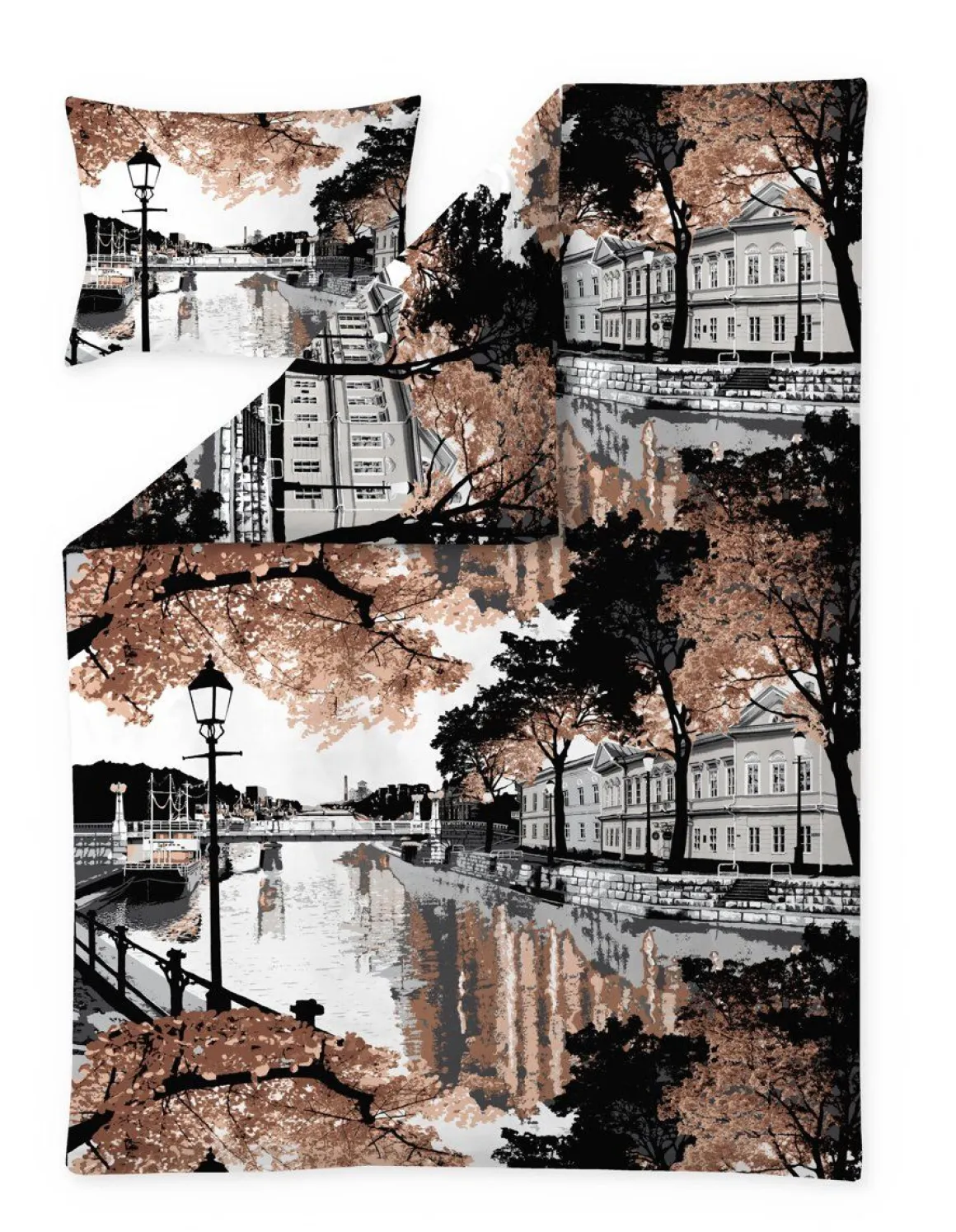 VALLILA PUSSILAKANASETTI AURAJOKI 150X210CM TERRA