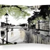VALLILA TYYNYLIINA AURAJOKI 50X60CM VIHREÄ-KELTAINEN