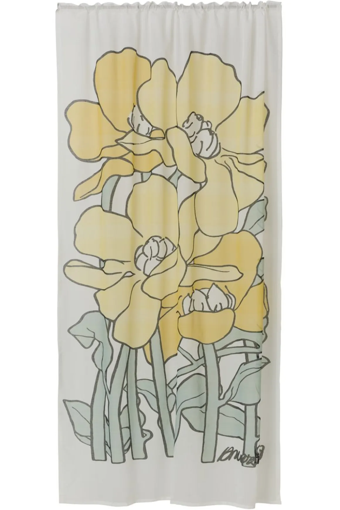 VALLILA VALMISVERHO OLIVIA 140X250CM KELTA-SALVIA