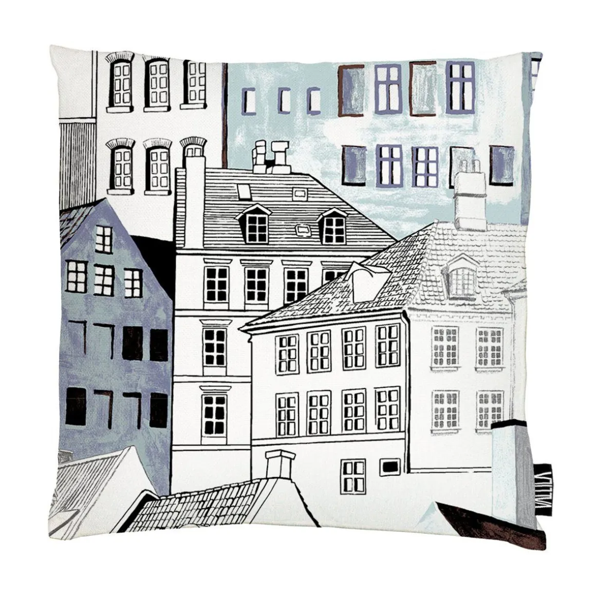 VALLILA KORISTETYYNYNPÄÄLLINEN KOBENHAVN 43X43CM MINTTU