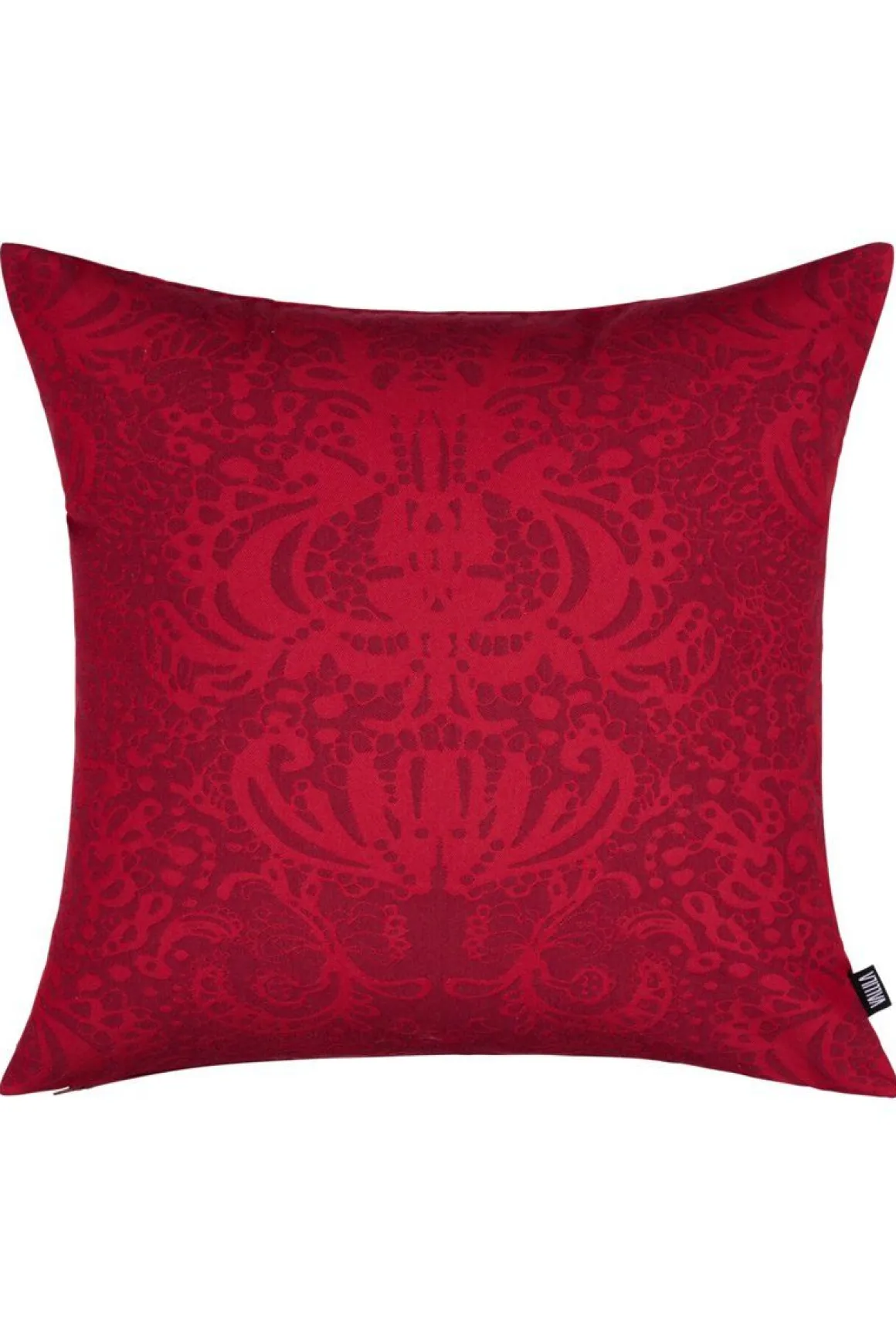 VALLILA KORISTETYYNYNPÄÄLLINEN MANDARIINI JAQUARD 43X43CM PUNAI