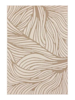VALLILA MATTO AALLOKKO 160X230CM BEIGE-VALKOINEN