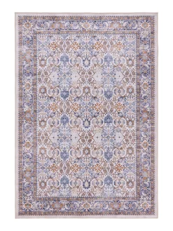 VALLILA MATTO JALOKIVI 140X200CM BEIGE-SININEN