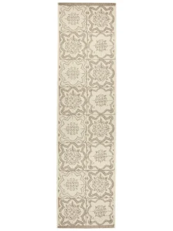 VALLILA MATTO KUJAKATTI FLAT 80X350CM BEIGE-VALKOINEN